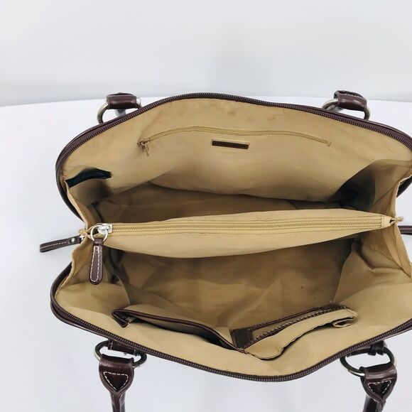 Giani Bernini Dome Buckle Handles Satchel Shoulder Bag Vintage Y2K - Picture 7 of 14